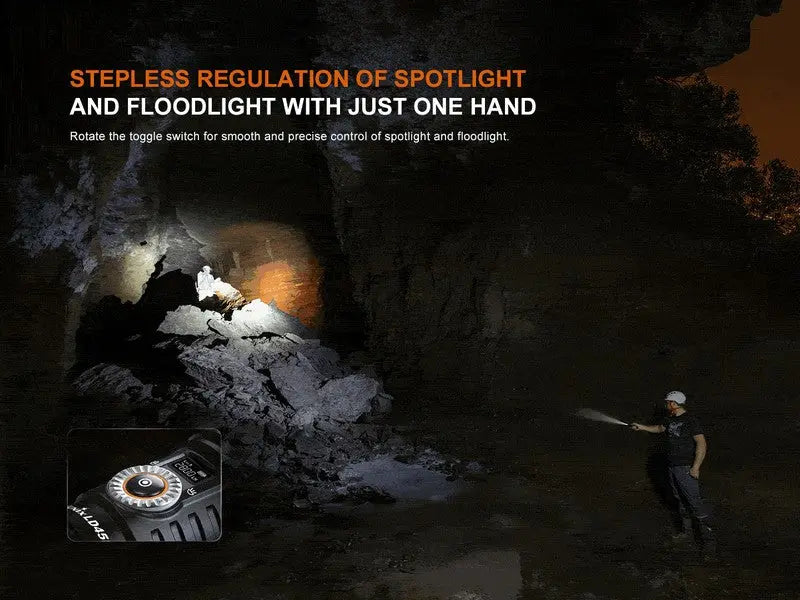 Lampe Torche Fenix LD45R - 2800 Lumens - Floodlight ou Spotlight  NYCTALOPE  