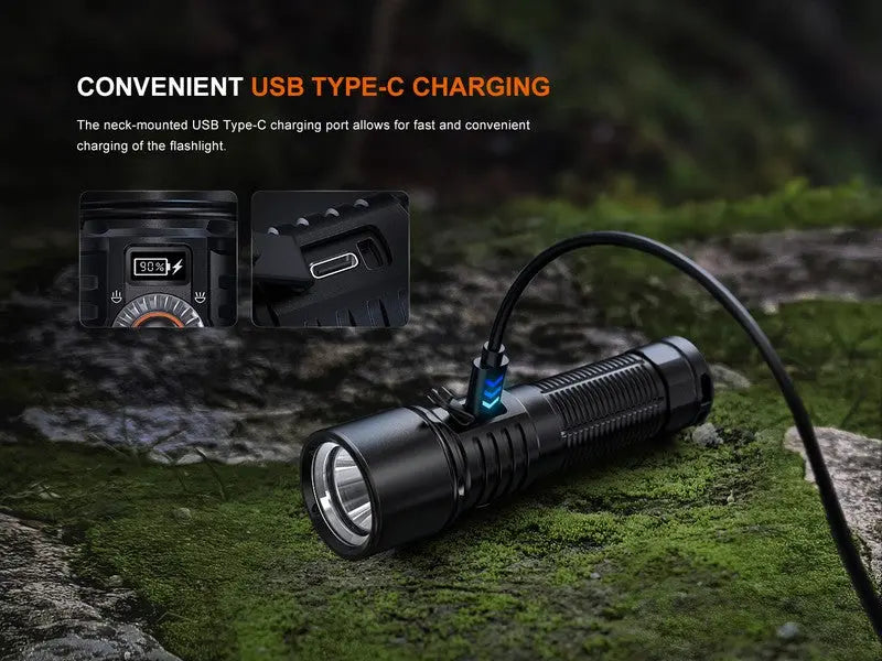 Lampe Torche Fenix LD45R - 2800 Lumens - Floodlight ou Spotlight  NYCTALOPE  