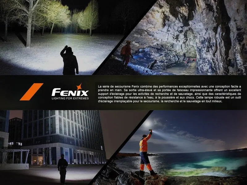 Lampe Torche Fenix LR40R V2.0 – 15000 Lumens - Rechargeable  NYCTALOPE  