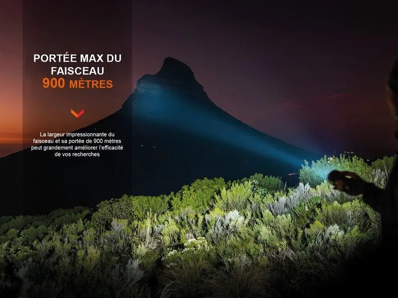 Lampe Torche Fenix LR40R V2.0 – 15000 Lumens - Rechargeable  NYCTALOPE  