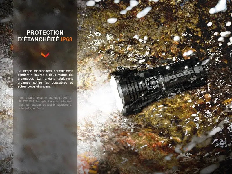 Lampe Torche Fenix LR40R V2.0 – 15000 Lumens - Rechargeable  NYCTALOPE  