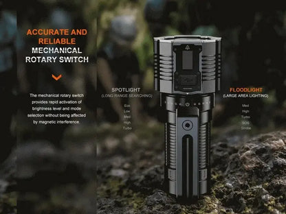 Lampe Torche Fenix LR60R - 21000 lumens - rechargeable fonction powerbank  NYCTALOPE  