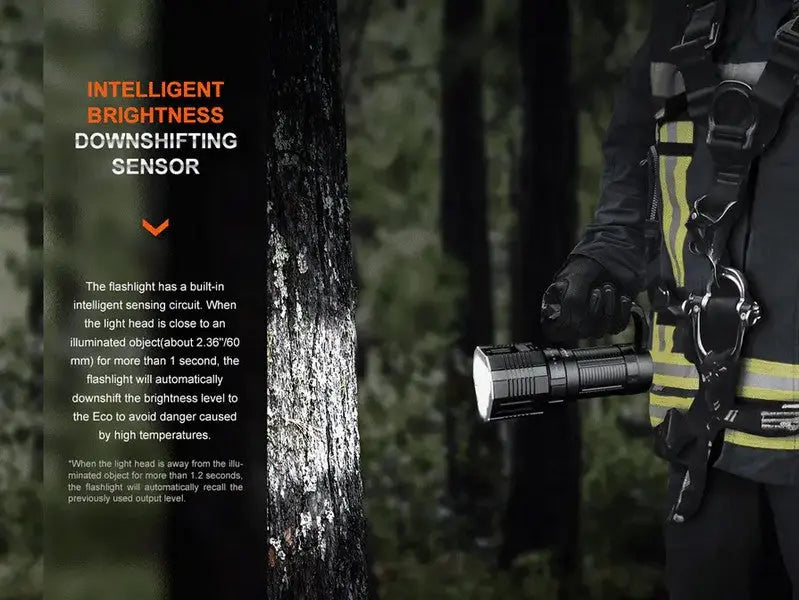 Lampe Torche Fenix LR60R - 21000 lumens - rechargeable fonction powerbank  NYCTALOPE  