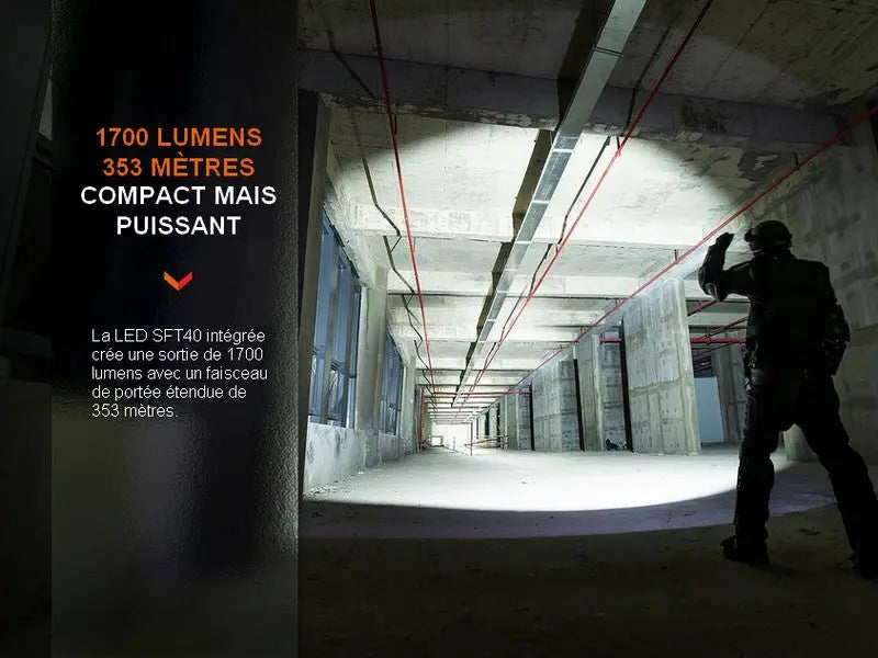 Lampe Torche Fenix PD35R – 1700 Lumens - rechargeable  NYCTALOPE  