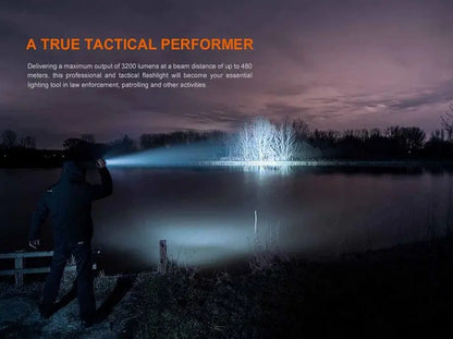 Lampe Torche Fenix TK22R - 3200 Lumens - Rechargeable interrupteur FlexiSensa  NYCTALOPE  