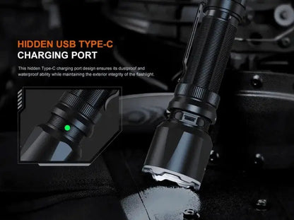 Lampe Torche Fenix TK22R - 3200 Lumens - Rechargeable interrupteur FlexiSensa  NYCTALOPE  
