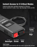 Lampe Torche FlatTac Klarus X1-K - 4200Lumens rechargeable USB-C - avec anneau tactique  NYCTALOPE  