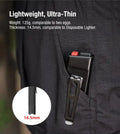 Lampe Torche FlatTac Klarus X1-K - 4200Lumens rechargeable USB-C - avec anneau tactique  NYCTALOPE  