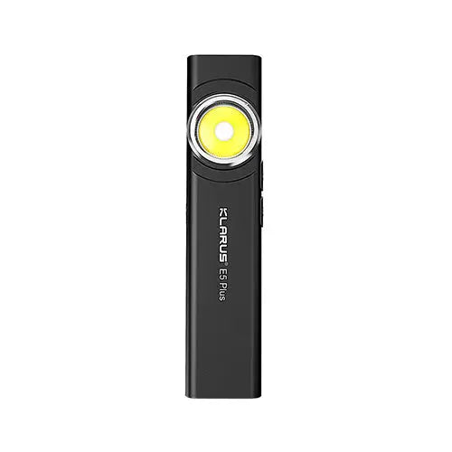 Lampe Torche Klarus E5 Plus 650 Lumens - Ultra-Compacte - Triple Éclairage - Rechargeable USB-C  NYCTALOPE  