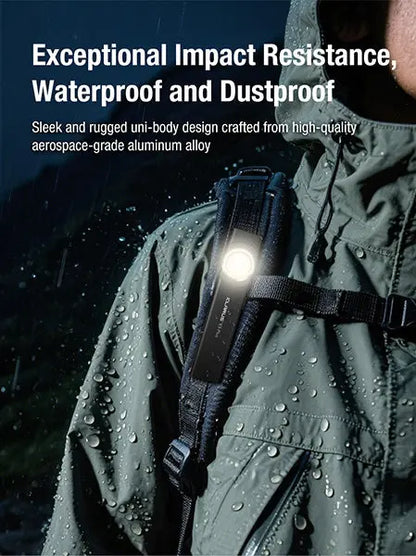 Lampe Torche Klarus E5 Plus 650 Lumens - Ultra-Compacte - Triple Éclairage - Rechargeable USB-C  NYCTALOPE  