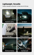 Lampe Torche Klarus P2 - 1000 Lumens – Lampe stylo EDC Rechargeable  NYCTALOPE  