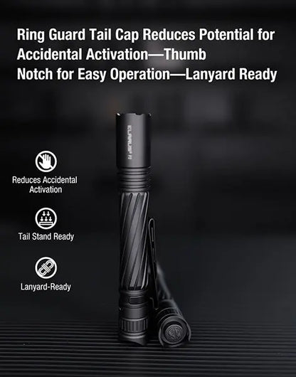 Lampe Torche Klarus P2 - 1000 Lumens – Lampe stylo EDC Rechargeable  NYCTALOPE  