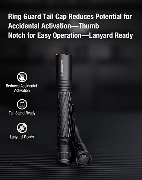 Lampe Torche Klarus P2 - 1000 Lumens – Lampe-stylo EDC Rechargeable  NYCTALOPE  