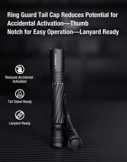 Lampe Torche Klarus P2 - 1000 Lumens – Lampe-stylo EDC Rechargeable  NYCTALOPE  