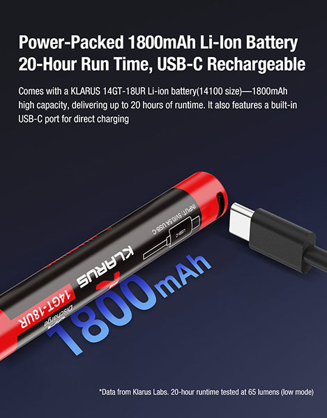 Lampe Torche Klarus P2 - 1000 Lumens – Lampe-stylo EDC Rechargeable  NYCTALOPE  