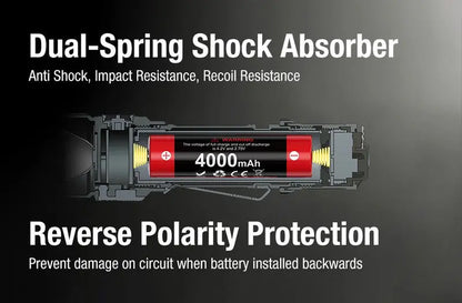 Lampe Torche Klarus XT11GT PRO V3 - 3300 Lumens tactique et rechargeable - NYCTALOPE