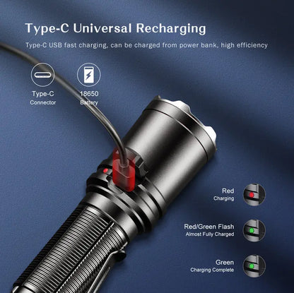 Lampe Torche Klarus XT11R - 1300Lumens - NYCTALOPE