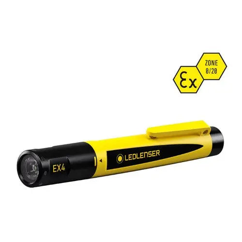 Lampe Torche LEDLENSER EX4 ex-zone 0/20 – série ATEX – 50 Lumens  NYCTALOPE  