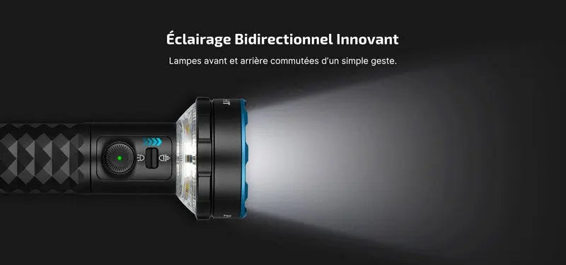 Lampe Torche Lanterne Olight Prowess 5000 Lumens éclairage bidirectionnel  NYCTALOPE  