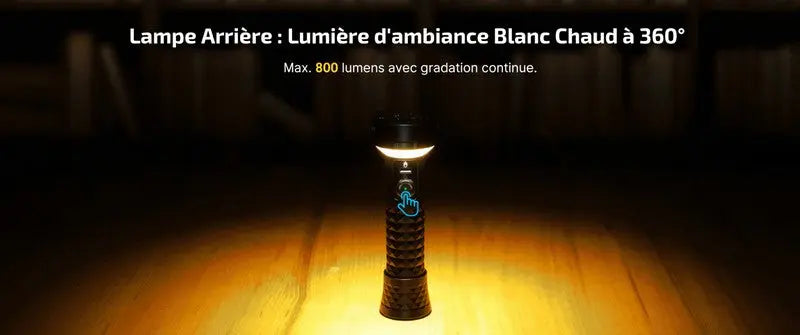 Lampe Torche Lanterne Olight Prowess 5000 Lumens éclairage bidirectionnel  NYCTALOPE  