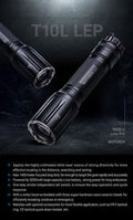 Lampe Torche Laser LEP Nextorch T10L - 520 Lumens rechargeable - Ultra longue portée  NYCTALOPE  