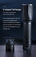 Lampe Torche Laser LEP Nextorch T10L - 520 Lumens rechargeable - Ultra longue portée  NYCTALOPE  