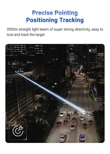 Lampe Torche Laser Nextorch T20L - 900 Lumens rechargeable - Portée 2000 mètres  NYCTALOPE  