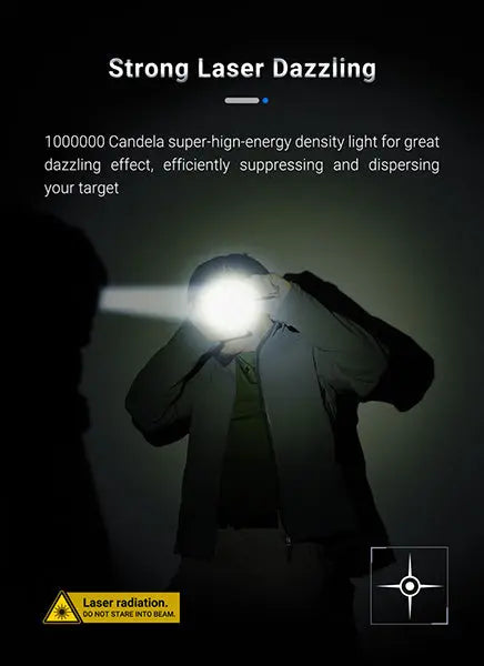 Lampe Torche Laser Nextorch T20L - 900 Lumens rechargeable - Portée 2000 mètres  NYCTALOPE  