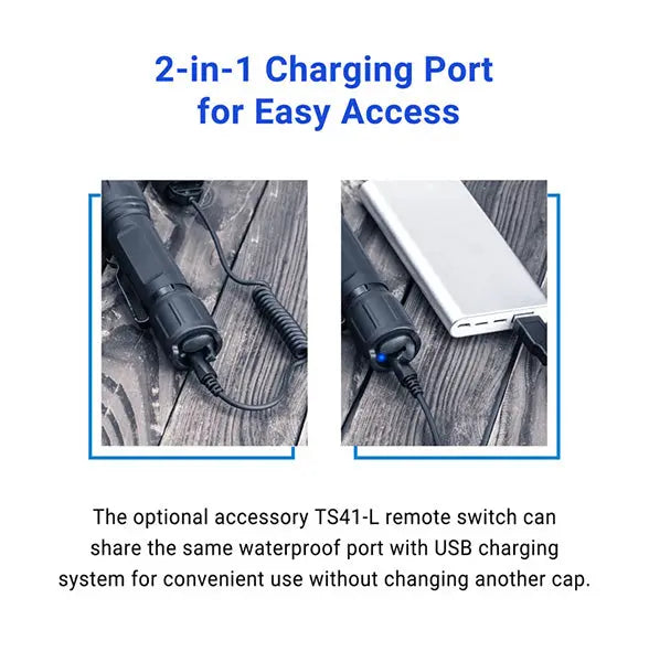 Lampe Torche Laser Nextorch T20L - 900 Lumens rechargeable - Portée 2000 mètres  NYCTALOPE  