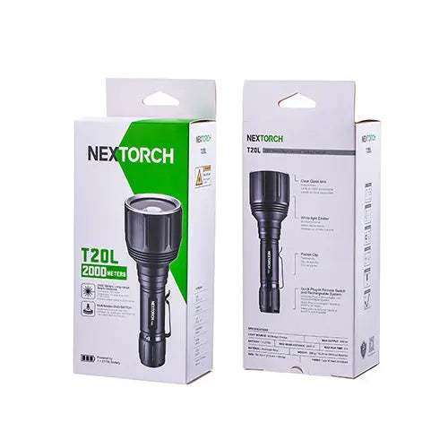 Lampe Torche Laser Nextorch T20L - 900 Lumens rechargeable - Portée 2000 mètres  NYCTALOPE  