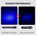 Lampe Torche Nextorch C2 UV Ultraviolet 405 nanomètres  NYCTALOPE  