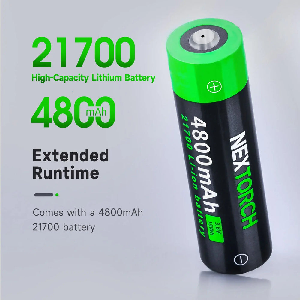 Lampe Torche Nextorch P81B - 3700Lumens rechargeable  NYCTALOPE  
