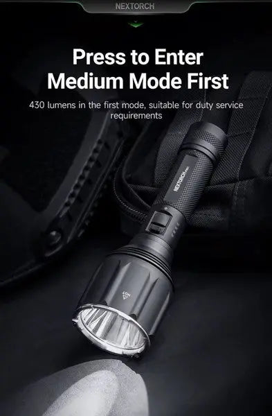 Lampe Torche Nextorch P82C - 2200 Lumens rechargeable - longue portée - NYCTALOPE