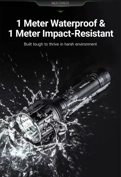 Lampe Torche Nextorch P82C - 2200 Lumens rechargeable - longue portée - NYCTALOPE