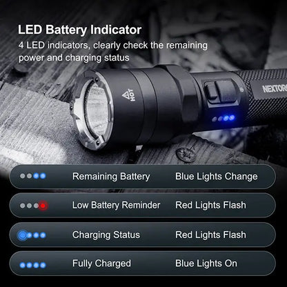Lampe Torche Nextorch P83B 2100 Lumens rechargeable - balise de signalisation  NYCTALOPE  