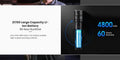 Lampe Torche Nextorch P84 - 3000 Lumens rechargeable - balise de signalisation  NYCTALOPE  