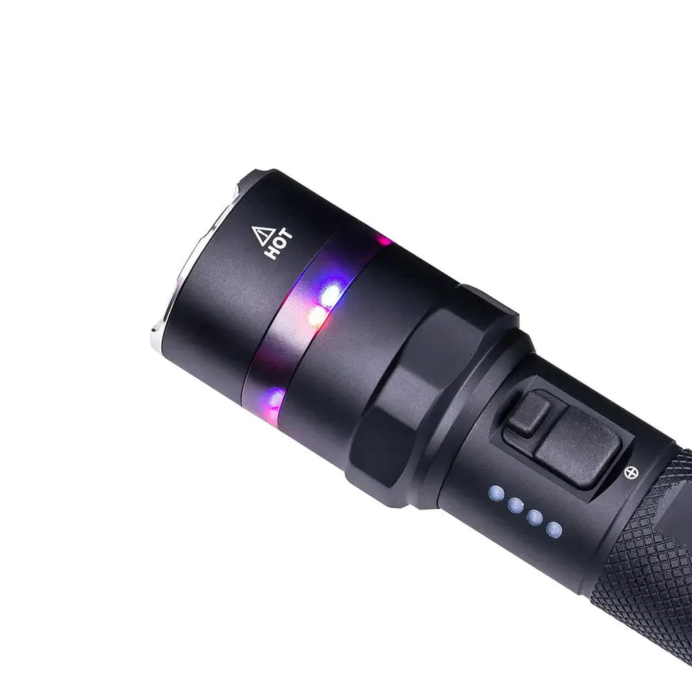 Lampe Torche Nextorch P84B - 3700 Lumens - lampe torche rechargeable USB-C - balise de signalisation  NYCTALOPE  