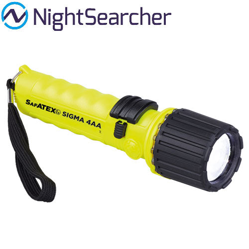 Lampe Torche Nightsearcher Sigma 4AA 185 Lumens - ATEX - Zone 0 - NYCTALOPE
