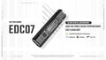 Lampe Torche Nitecore EDC07 - 1500 Lumens  - 3 Températures de Couleur - Rechargeable USB-C - Design Slim Ultra-Léger - NYCTALOPE