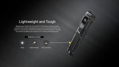 Lampe Torche Nitecore EDC27 UHi - 3100 Lumens rechargeable  NYCTALOPE  