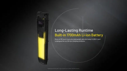Lampe Torche Nitecore EDC27 UHi - 3100 Lumens rechargeable  NYCTALOPE  