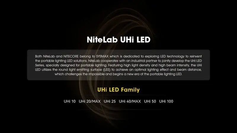 Lampe Torche Nitecore EDC31 - 3500 Lumens rechargeable - NYCTALOPE