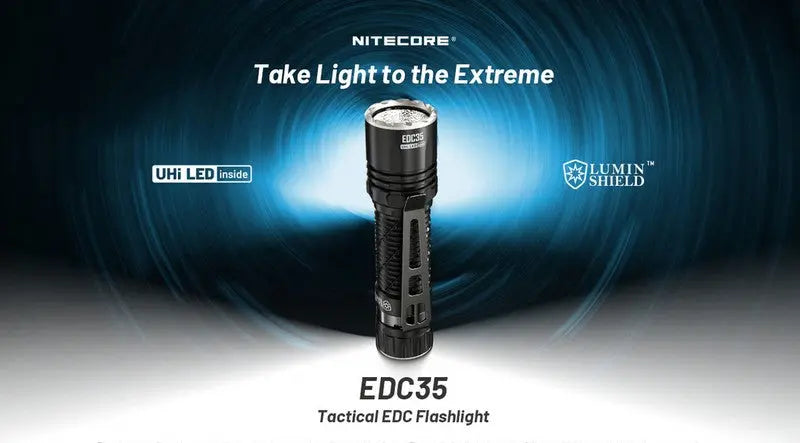 Lampe Torche Nitecore EDC35 - 5000 Lumens rechargeable  NYCTALOPE  
