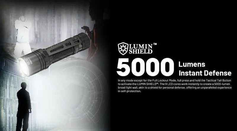 Lampe Torche Nitecore EDC35 - 5000 Lumens rechargeable  NYCTALOPE  