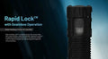 Lampe Torche Nitecore EDC35 - 5000 Lumens rechargeable  NYCTALOPE  