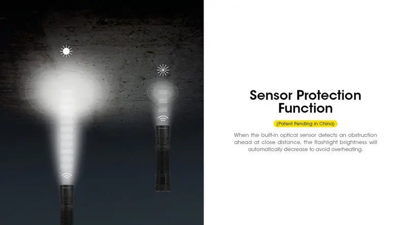 Lampe Torche Nitecore EDC35 - 5000 Lumens rechargeable  NYCTALOPE  