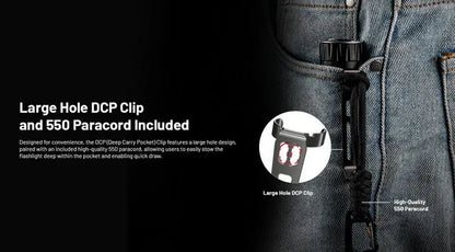 Lampe Torche Nitecore EDC35 - 5000 Lumens rechargeable  NYCTALOPE  