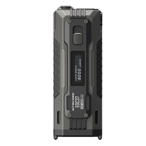 Lampe Torche Nitecore EDC37 8000 Lumens - Rechargeable USB-C - Écran OLED - NYCTALOPE