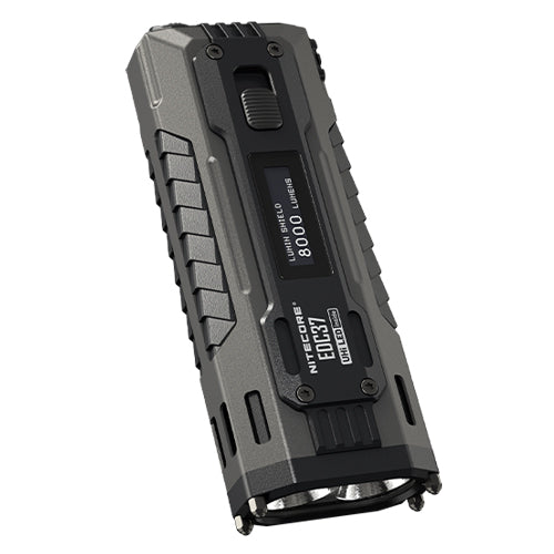 Lampe Torche Nitecore EDC37 8000 Lumens - Rechargeable USB-C - Écran OLED - NYCTALOPE