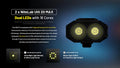 Lampe Torche Nitecore EDC37 8000 Lumens - Rechargeable USB-C - Écran OLED - NYCTALOPE